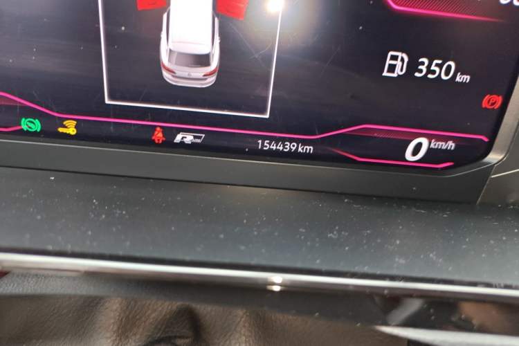 Used Volkswagen FAW-Volkswagen CC 2021 Estate Car 380TSI Vizion Edition Odometer Close Up