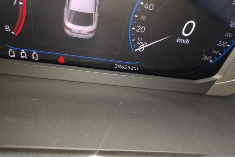 Used Volkswagen FAW-Volkswagen CC 2021 380TSI Striking Edition Odometer Close Up