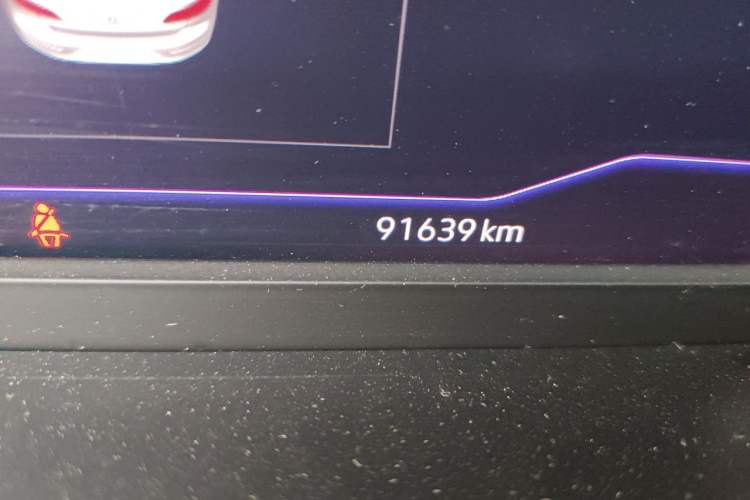 Used Volkswagen FAW-Volkswagen CC 2021 380TSI Striking Edition Odometer Close Up