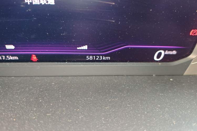 Used Volkswagen FAW-Volkswagen CC 2021 380TSI Striking Edition Odometer Close Up