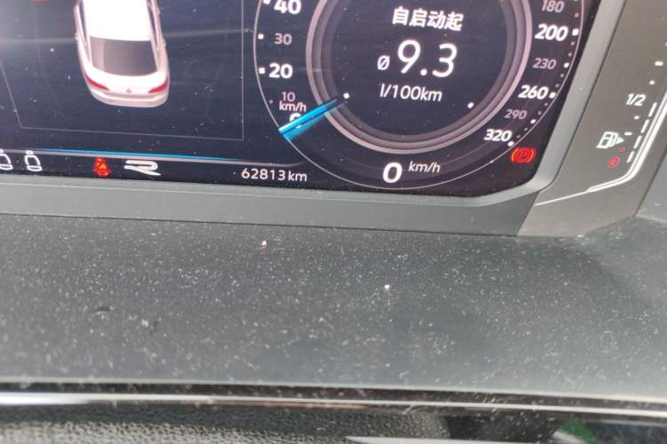 Used Volkswagen FAW-Volkswagen CC 2021 380TSI Striking Edition Odometer Close Up