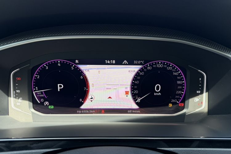 Used Volkswagen FAW-Volkswagen CC 2021 Estate Car 380TSI Vizion Edition Odometer Close Up