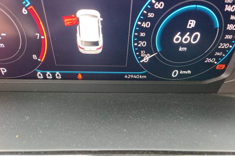 Used Volkswagen FAW-Volkswagen CC 2021 Estate Car 380TSI Vizion Edition Odometer Close Up