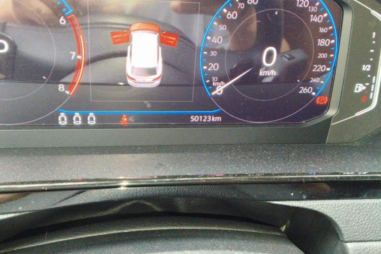 Used Volkswagen FAW-Volkswagen CC 2021 Estate Car 380TSI Vizion Edition Odometer Close Up
