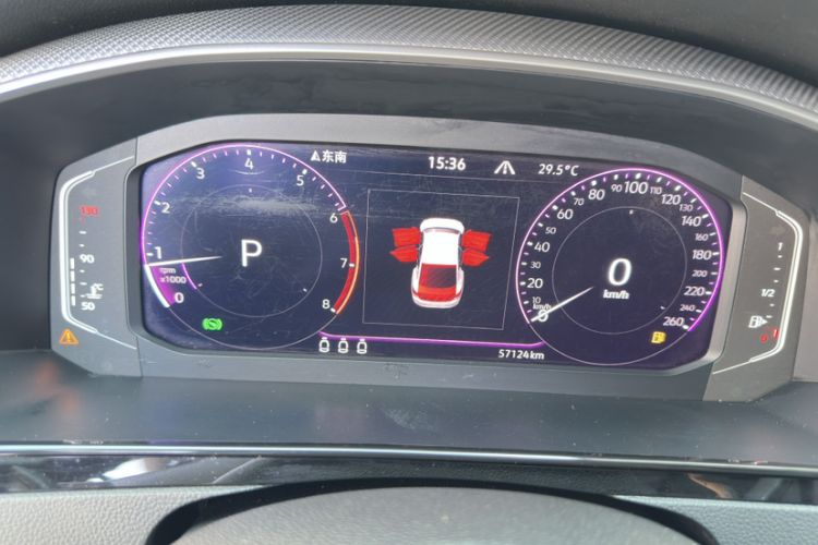 Used Volkswagen FAW-Volkswagen CC 2021 380TSI Striking Edition Odometer Close Up