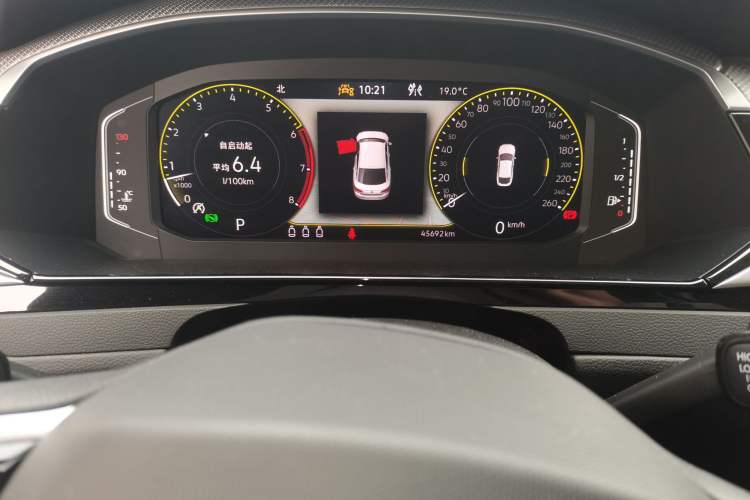 Used Volkswagen FAW-Volkswagen CC 2021 380TSI Striking Edition Odometer Close Up