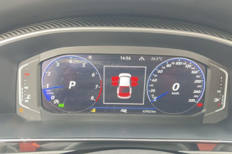 Used Volkswagen FAW-Volkswagen CC 2021 380TSI Striking Edition Odometer Close Up