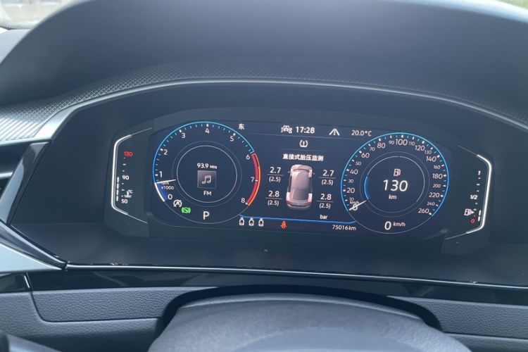 Used Volkswagen FAW-Volkswagen CC 2021 380TSI Striking Edition Odometer Close Up