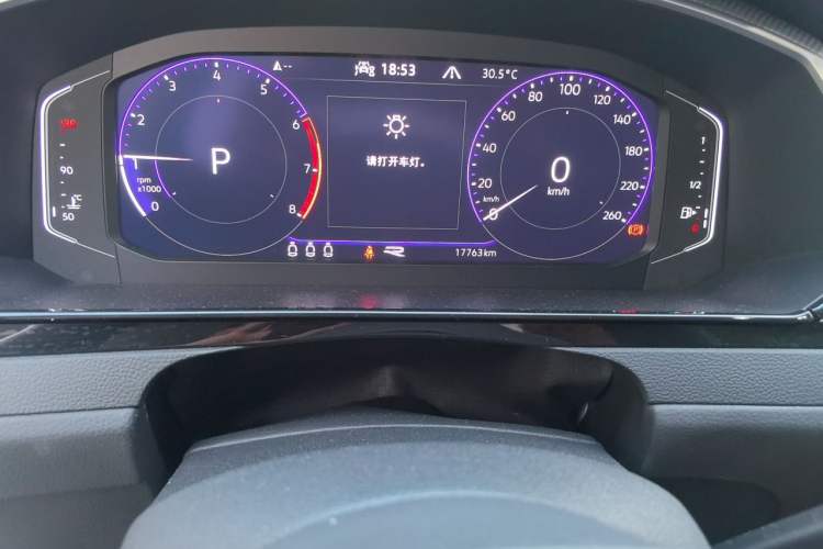 Used Volkswagen FAW-Volkswagen CC 2021 Estate Vehicle 380TSI Vizzion Edition Odometer Close Up