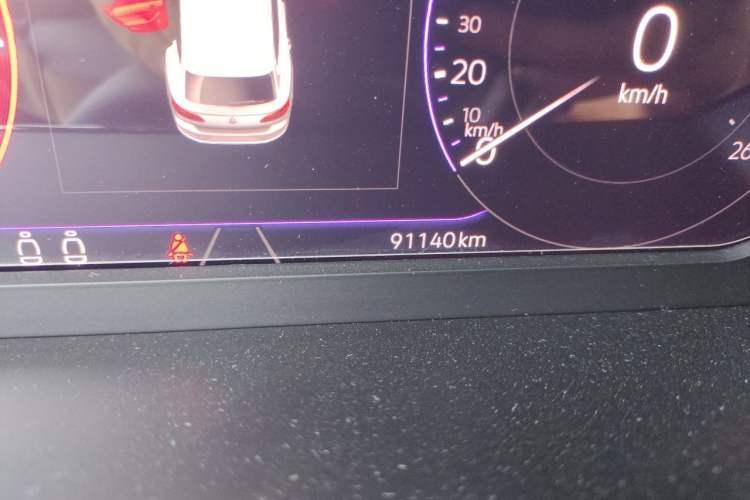 Used Volkswagen FAW-Volkswagen CC 2021 Estate Vehicle 380TSI Vizzion Edition Odometer Close Up