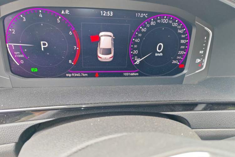 Used Volkswagen FAW-Volkswagen CC 2021 330TSI Ignite Edition Odometer Close Up