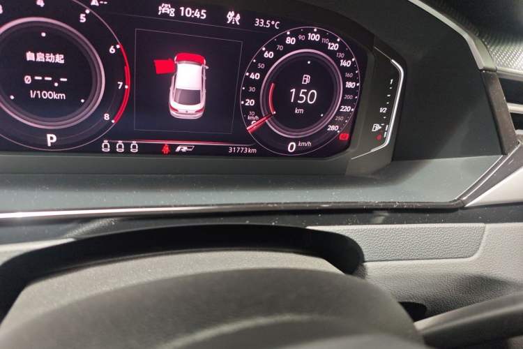 Used Volkswagen FAW-Volkswagen CC 2021 380TSI Striking Edition Odometer Close Up