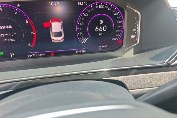 Used Volkswagen FAW-Volkswagen CC 2021 330TSI Ignite Edition Odometer Close Up