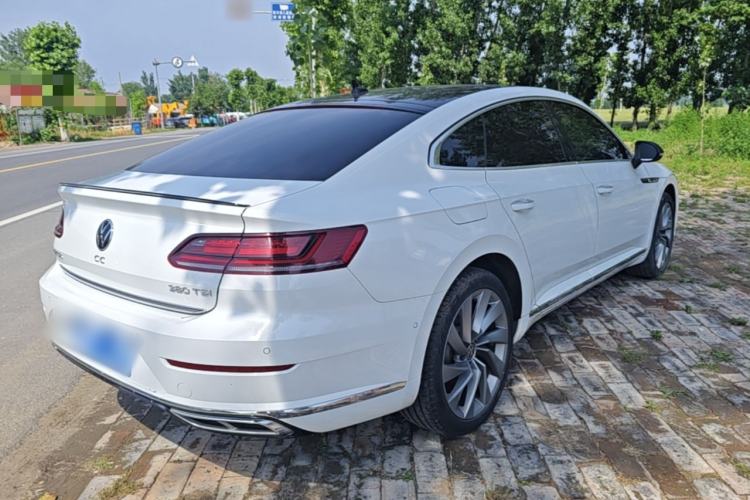 Used Volkswagen FAW-Volkswagen CC 2021 380TSI Striking Edition Rear Right 45 Deg