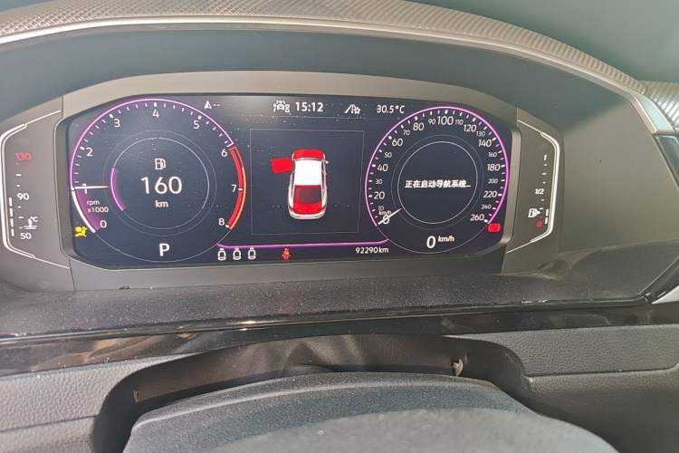 Used Volkswagen FAW-Volkswagen CC 2021 380TSI Striking Edition Odometer Close Up