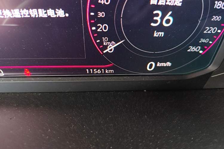 Used Volkswagen FAW-Volkswagen CC 2023 Hunting Vehicle 380TSI Hunter's Heart Edition Odometer Close Up