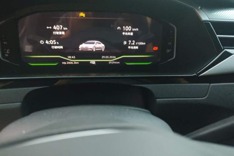 Used Volkswagen FAW-Volkswagen CC 2023 380TSI Striking Edition Odometer Close Up