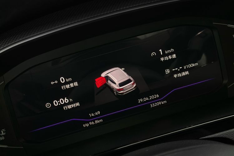 Used Volkswagen FAW-Volkswagen CC 2023 Hunting Vehicle 380TSI Hunter's Heart Edition Odometer Close Up