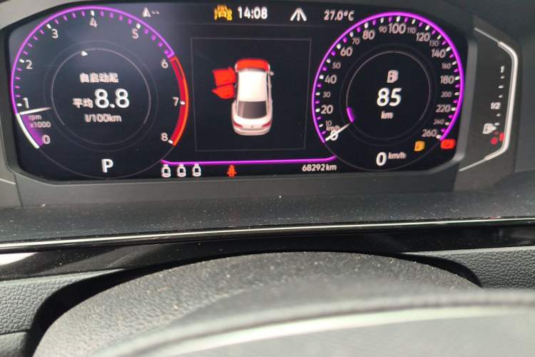 Used Volkswagen FAW-Volkswagen CC 2023 380TSI Striking Edition Odometer Close Up