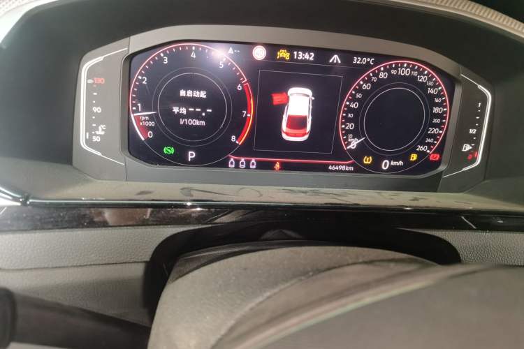 Used Volkswagen FAW-Volkswagen CC 2023 380TSI Striking Edition Odometer Close Up
