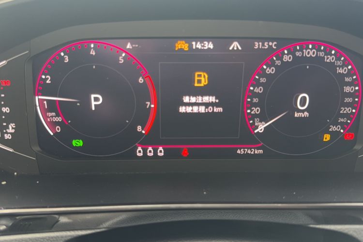 Used Volkswagen FAW-Volkswagen CC 2023 Hunting Vehicle 380TSI Hunter's Heart Edition Odometer Close Up