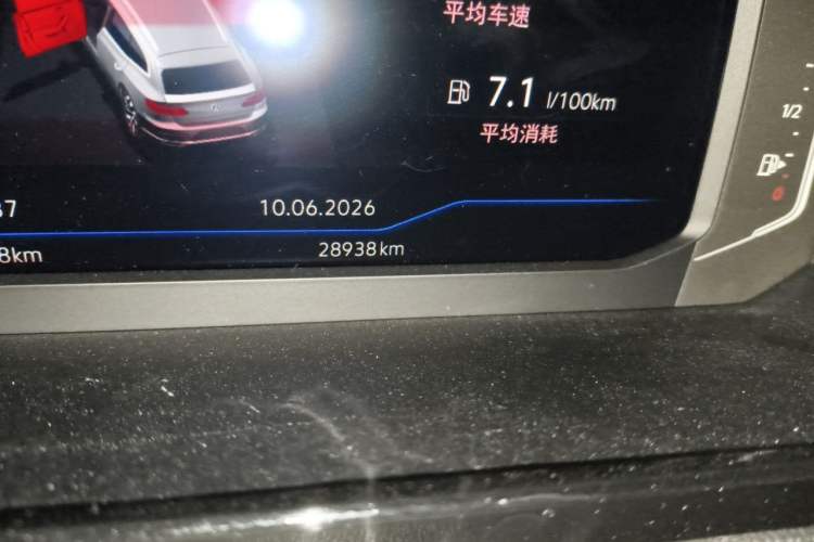 Used Volkswagen FAW-Volkswagen CC 2023 Hunting Vehicle 380TSI Hunter's Heart Edition Odometer Close Up