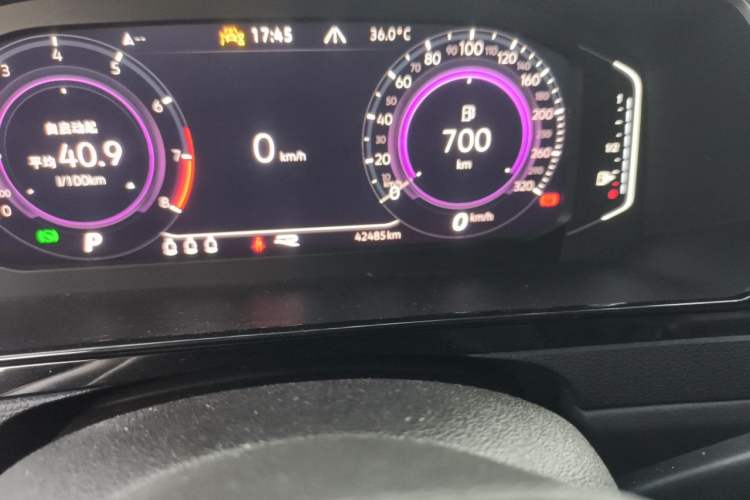 Used Volkswagen FAW-Volkswagen CC 2023 380TSI Striking Edition Odometer Close Up