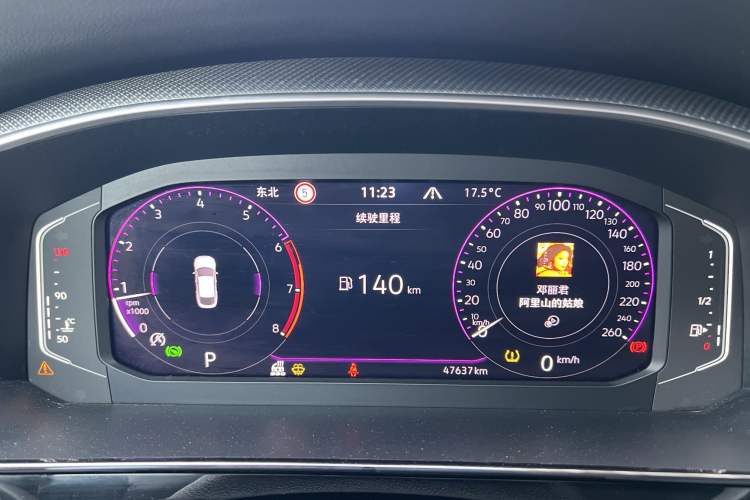 Used Volkswagen FAW-Volkswagen CC 2023 380TSI Striking Edition Odometer Close Up