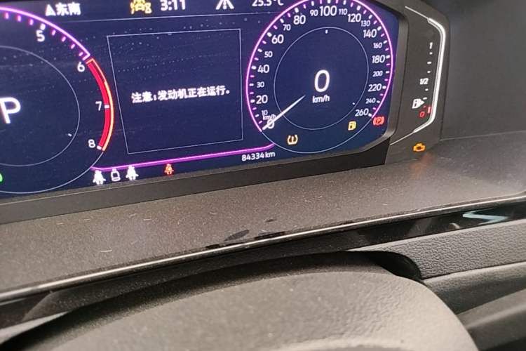 Used Volkswagen FAW-Volkswagen CC 2023 380TSI Striking Edition Odometer Close Up