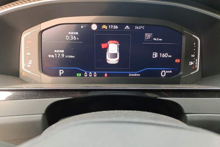 Used Volkswagen FAW-Volkswagen CC 2023 380TSI Glorious Edition Odometer Close Up