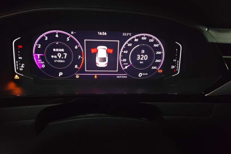 Used Volkswagen FAW-Volkswagen CC 2023 330TSI Ignite Edition Odometer Close Up