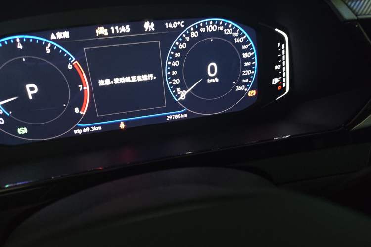 Used Volkswagen FAW-Volkswagen CC 2023 Hunting Vehicle 380TSI Hunter's Heart Edition Odometer Close Up