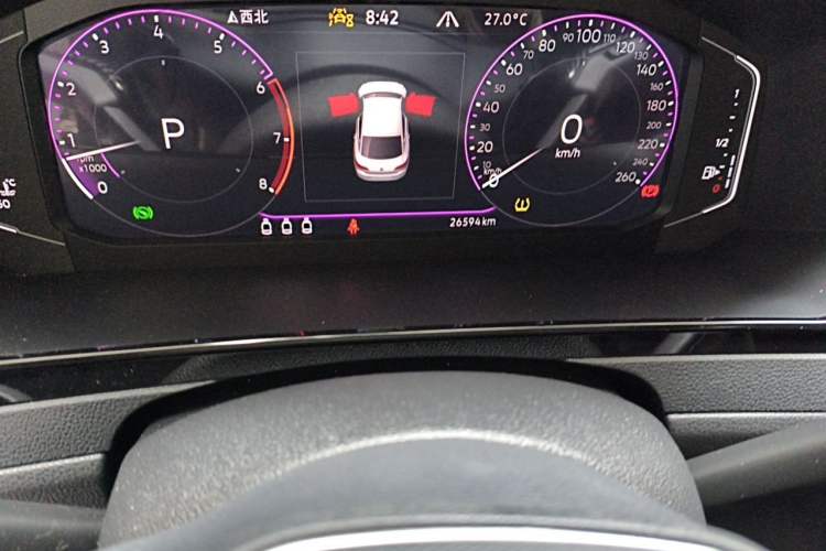 Used Volkswagen FAW-Volkswagen CC 2023 380TSI Striking Edition Odometer Close Up