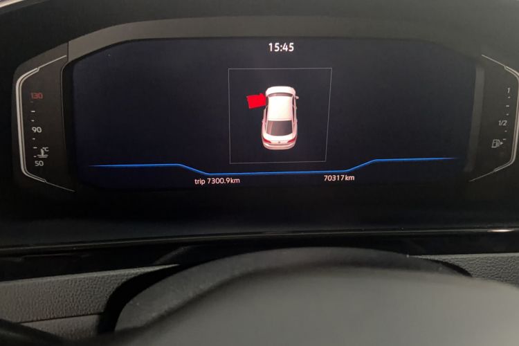 Used Volkswagen FAW-Volkswagen CC 2023 380TSI Striking Edition Odometer Close Up