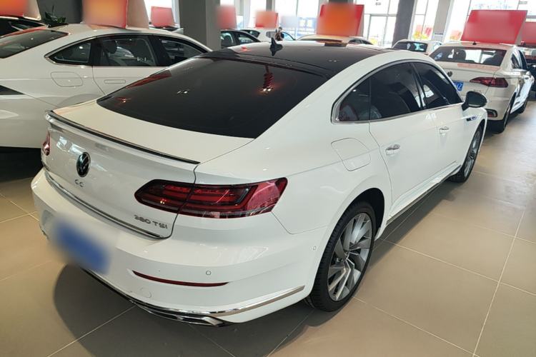 Used Volkswagen FAW-Volkswagen CC 2023 380TSI Striking Edition Rear Right 45 Deg