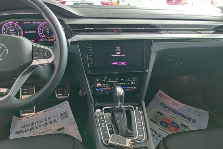 Used Volkswagen FAW-Volkswagen CC 2024 Estate Car 380TSI Hunter's Heart Edition Audio And AC Panel