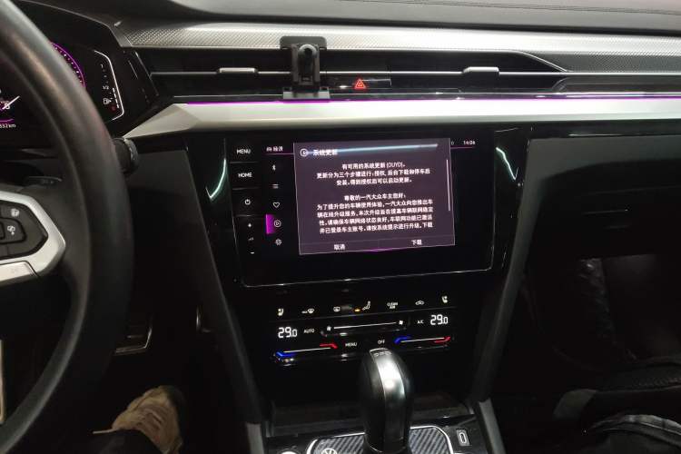 Used Volkswagen FAW-Volkswagen CC 2024 Estate Car 380TSI Hunter's Heart Edition Audio And AC Panel