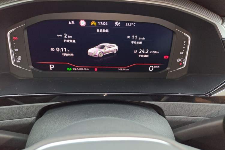 Used Volkswagen FAW-Volkswagen CC 2024 Estate Car 380TSI Hunter's Heart All-Encompassing Edition Instrument Cluster