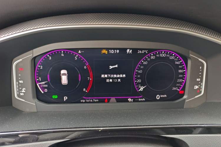 Used Volkswagen FAW-Volkswagen CC 2024 Estate Car 380TSI Hunter's Heart Edition Instrument Cluster