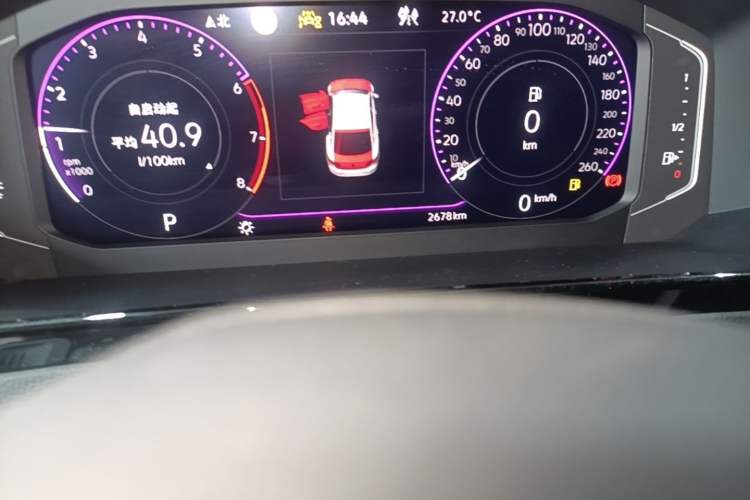 Used Volkswagen FAW-Volkswagen CC 2024 380TSI Striking Edition Odometer Close Up