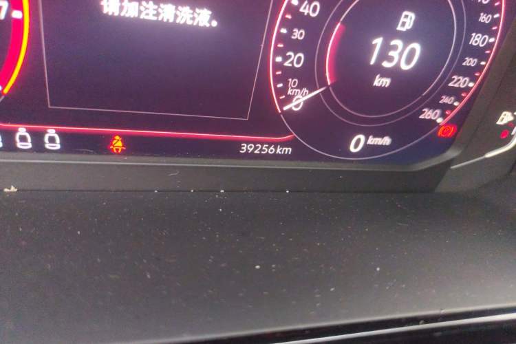 Used Volkswagen FAW-Volkswagen CC 2024 380TSI Striking Edition Odometer Close Up