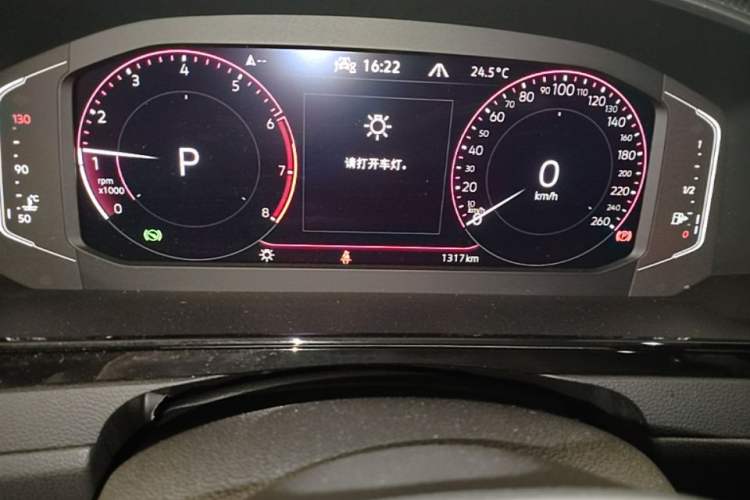 Used Volkswagen FAW-Volkswagen CC 2024 380TSI Striking Edition Odometer Close Up