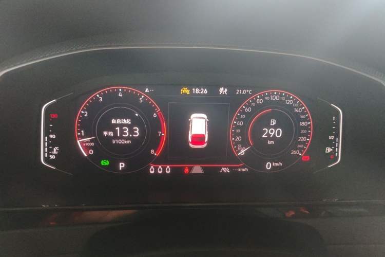 Used Volkswagen FAW-Volkswagen CC 2024 Estate Car 380TSI Hunter's Heart All-Encompassing Edition Instrument Cluster