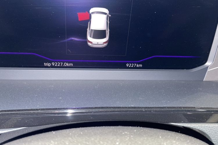Used Volkswagen FAW-Volkswagen CC 2024 380TSI Striking Edition Odometer Close Up