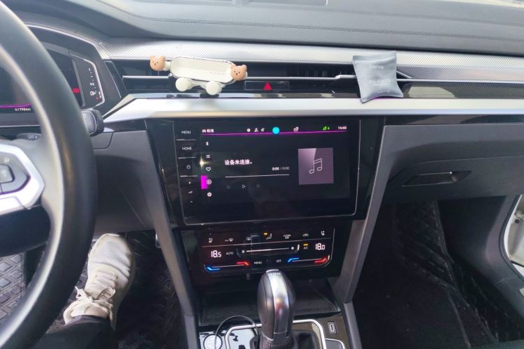 Used Volkswagen FAW-Volkswagen CC 2024 Estate Car 380TSI Hunter's Heart Edition Audio And AC Panel