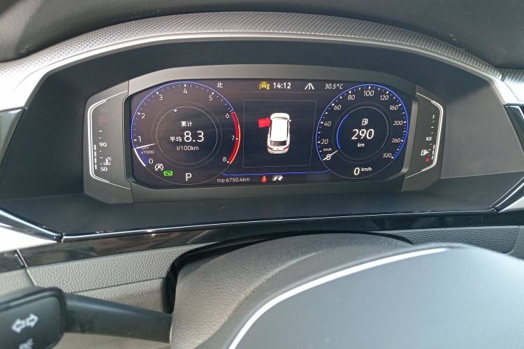 Used Volkswagen FAW-Volkswagen CC 2024 Estate Car 380TSI Hunter's Heart Edition Instrument Cluster