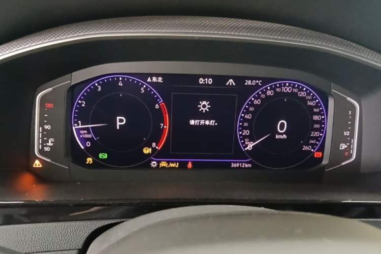 Used Volkswagen FAW-Volkswagen CC 2024 Estate Car 380TSI Hunter's Heart Edition Instrument Cluster