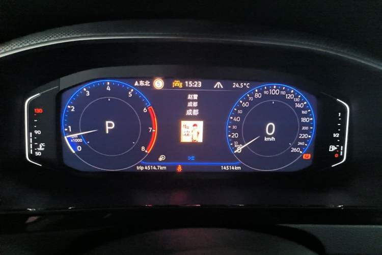 Used Volkswagen FAW-Volkswagen CC 2024 Estate Car 380TSI Hunter's Heart Edition Instrument Cluster