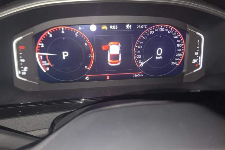 Used Volkswagen FAW-Volkswagen CC 2024 380TSI Striking Edition Odometer Close Up