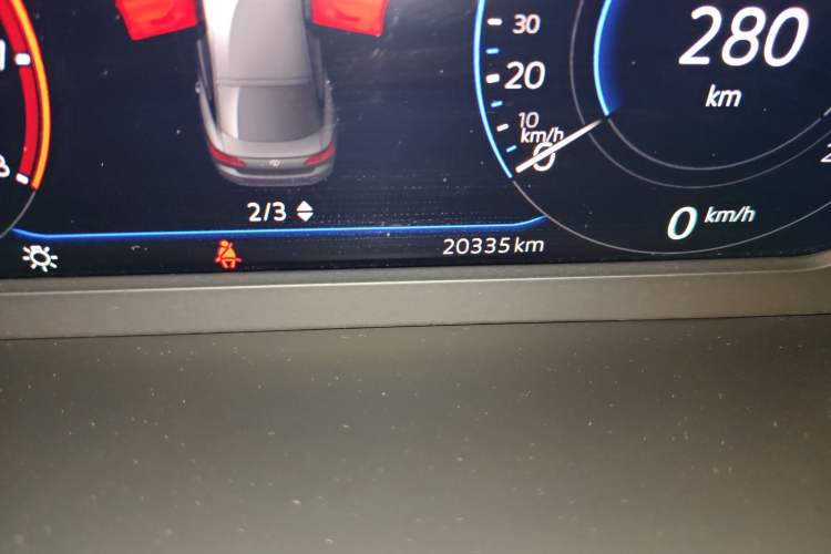 Used Volkswagen FAW-Volkswagen CC 2024 380TSI Striking Edition Odometer Close Up